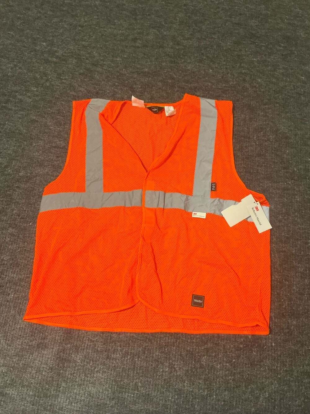 Walls Men's ANSI 2 High Visibility Mesh Safety Vest Orange XL